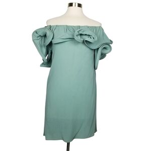 ASOS Soft Mint Green Crepe Material Dress Women's size 4